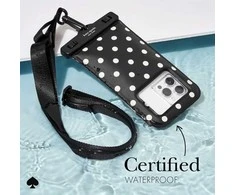 „Kate Spade New York“ vandeniui atsparus plaukiojantis dėklas – vandeniui atsparus dėklas išmaniesiems telefonams iki 6,7 colio (Picture Dot)