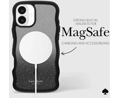 Kate Spade New York Wavy MagSafe – dėklas, skirtas iPhone 16 Plus (Nightfall)
