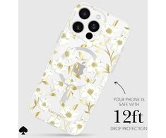 York Kate Spade Niujorko apsauginiai brangakmeniai „MagSafe“ – dėklas, skirtas „iPhone 16 Pro Max“ („Sunshine Floral“)
