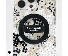 Case-Mate Kate Spade Niujorko magnetinės kilpos rankena – MagSafe pirštų laikiklis (juodas)