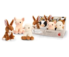 Keel Toys Pliušiniai ūkio gyvūnai, 12 cm