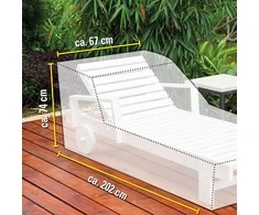 Lauko baldų uždangalas Kinzo 871125216782 žalia 202x67cm