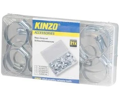 Kinzo - Žarnų apkabų rinkinys 21 vnt