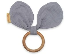 Kūdikio dantukas New Baby Ears pilkos spalvos