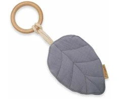 Kūdikių dantukas New Baby Leaf pilkas