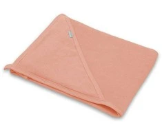 Kūdikių kilpinis rankšluostis su gobtuvu New Baby Comfortably 80x80 cm rožinis