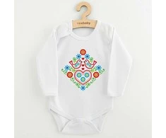 Kūdikių kombinezonas su raštu New Baby Folk Pattern birds, 74 (6-9m)