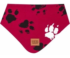 Kūdikių medvilninis kaklo šalikas New Baby paw tamsiai rožinis S, dydis S, S