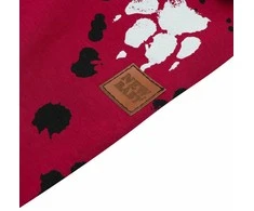 Kūdikių medvilninis kaklo šalikas New Baby paw tamsiai rožinis M, dydis M, M