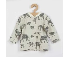 Kūdikių paltukas Baby Service Elephants pilkas, dydis 68 (4-6m), 68 (4-6m)