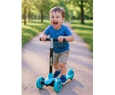 Kūdikių paspirtukas Baby Mix Prime mėlynas