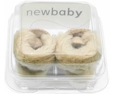Kūdikių žieminiai batukai New Baby 0-3 m šviesiai rudi, dydis 0-3 m, 116/122