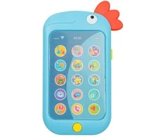 Lavinantis žaislinis telefonas Baby Mix mėlynas