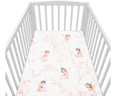 Medvilninė lovatiesė medvilnė New Baby Fairies 120x60 cm