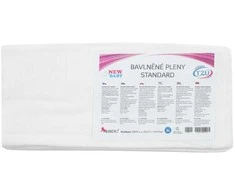 Medvilninės sauskelnės NEW BABY 70x80 cm STANDARTAS 10 vnt