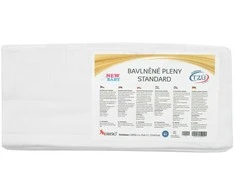 Medvilninės sauskelnės NEW BABY 80x80 cm STANDARTAS 10 vnt