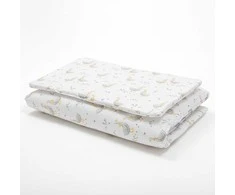 Medvilninis lovelės rinkinys su įdaru New Baby Goose 90x120cm