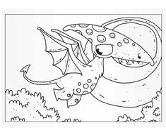 Dėlionė MFP Dino coloring pages