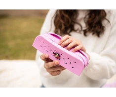 MFP Gifty - Double silicone pencil case pink