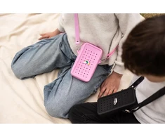 MFP Gifty - Silicone crossbody bag pink