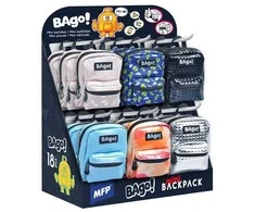 MFP Mini backpack BAgo! M - Ekranas 18 pcs (Ekspozicinė prekė)