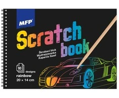 MFP Scratch paveikslėlių blokas 20x14cm 10l mišinys
