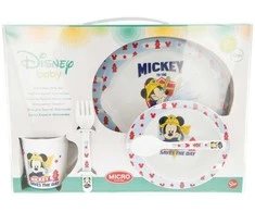 Mickey Mouse Peliukas Mikis – didelis mikrobangų krosnelės indų rinkinys (5 vnt.)
