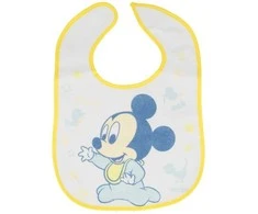 Mickey Mouse Peliukas Mikis – mažas seilinukas su lipduku (2 vnt.)