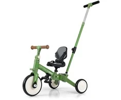 Milly Mally Optimus Max 5in1 triratis su kreipiančiąja juosta, žalias