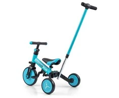 Milly Mally Optimus Plus 4in1 triratis su mėlyna kreipiančiąja juosta