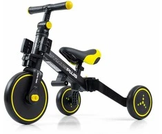 Milly Mally Optimus Plus 4in1 triratis su juoda kreipiančiąja juosta