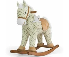 Milly Mally ponis pilkas taškas supamasis arklys su melodija