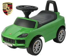 Milly Mally Porsche Cayenne S žalias ride-on car