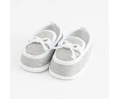 Mokasinai-kepuraitės kūdikiams New Baby pilka 6-12 m, dydis 6-12 m, 6-12 m