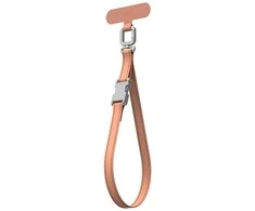 Moshi 2-in-1 Wrist &amp; Body Strap su adapteriu - Eco Leather Phone Lanyard Misty Coral