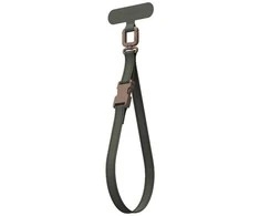 Moshi 2-in-1 Wrist &amp; Body Strap su adapteriu - Eco Leather Phone Lanyard Moss Žalias