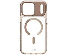 „Moshi iGlaze MagSafe“ dėklas „iPhone 17 Pro Max“ (tamsiai bronzinis)
