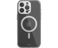 Moshi iGlaze MagSafe – dėklas, skirtas iPhone 15 Pro Max (Luna Sidabrinis)