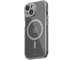 Dėklas Moshi iGlaze MagSafe do iPhone 15 (Meteorite Gray)