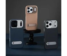 „Moshi Kameleon MagSafe“ – „iPhone 17 Pro“ dėklas su stovo funkcija (mėlynos spalvos)