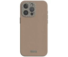 Moshi Napa MagSafe – odinis dėklas, skirtas iPhone 15 Pro (Woodsmoke Brown)