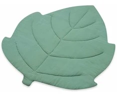 Mušelínová hrací deka New Baby Leaf mėtų