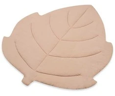 Mušelínová hrací deka New Baby Leaf smėlio spalvos