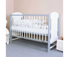 New Baby Nauja Baby ELSA lova balta-pilka