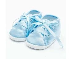 New Baby Kūdikių satininiai bateliai Nauji Baby mėlyni 12-18 m, dydis 6-18 m, 6-18 m