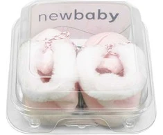 New Baby Kūdikių žieminiai bateliai Nauji Baby rožiniai 0-3 m, dydis 0-3 m, 116/122