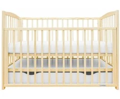 New Baby Nauja Baby LILLY lovelė su stalčiumi ir stalčiumi natural
