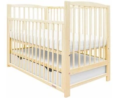 New Baby Nauja Baby LILLY lovelė su stalčiumi ir stalčiumi natural