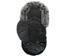 New Baby Naujas Baby Luxury Fuzzy su kailiniais juodais