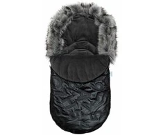 New Baby Naujas Baby Luxury Fuzzy su kailiniais juodais